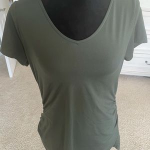 Olive Green Maternity Tee